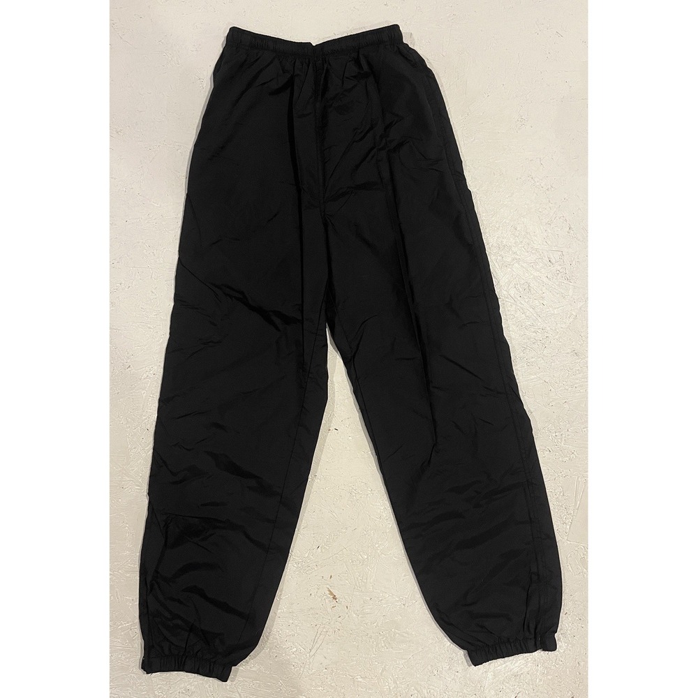 Vintage Holloway Wind Breaker Track Pants Mens Size S Black Zip Ankle 90s